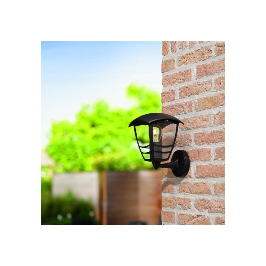 Philips 15380/30/16 - Vonkajšie nástenné svietidlo MYGARDEN CREEK 15380/30/16 1xE27/60W/230V