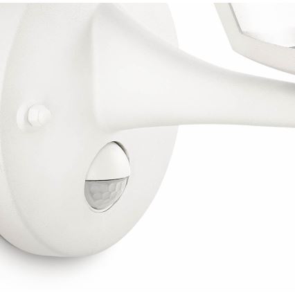 Philips 15468/31/16 - Vonkajšie nástenné svietidlo s čidlom STREAM 1xE27/60W/230V IP44