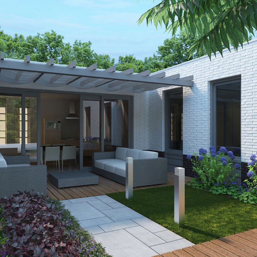 Philips 16413/47/16 - Vonkajšie svietidlo MYGARDEN VERADA 1xE27/20W/230V