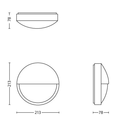 Philips - LED vonkajšie nástenné svietidlo LED/6W IP44