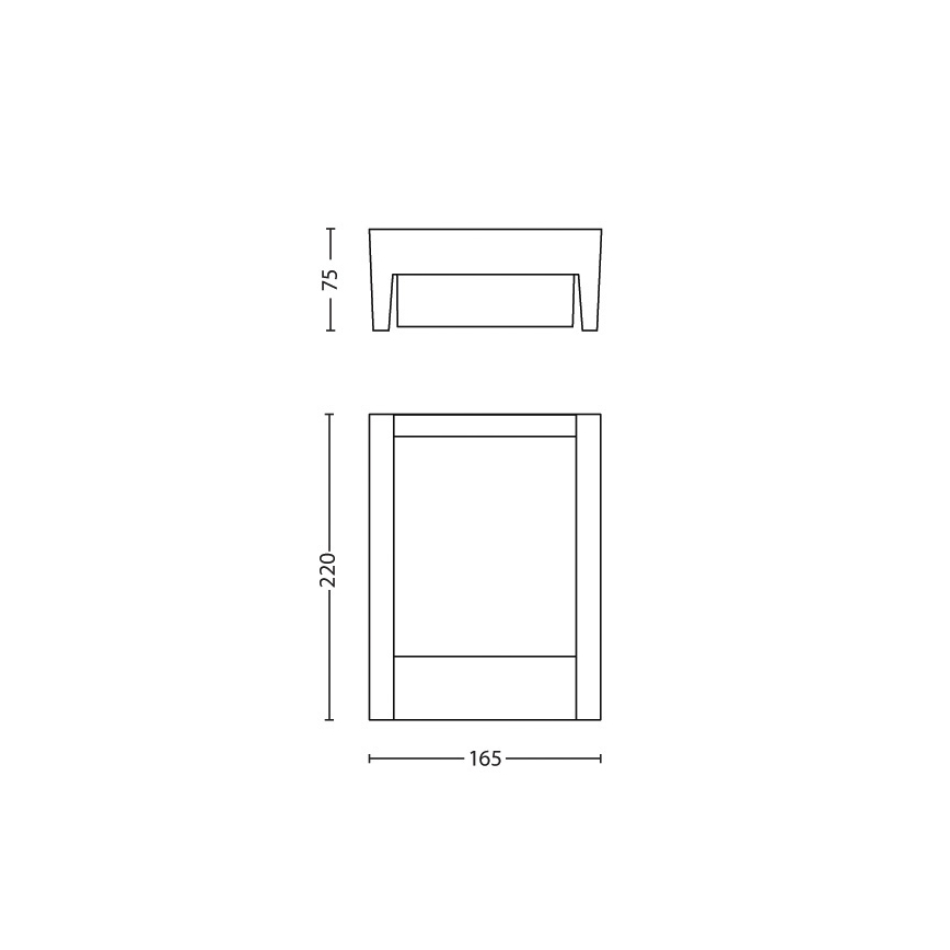 Philips 16460/93/P3 - LED vonkajšie svietidlo MYGARDEN ARBOUR 1xLED/6W/230V