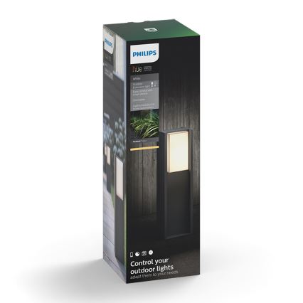 Philips - LED Stmievateľná vonkajšia lampa Hue TURACO 1xE27/9,5W/230V IP44