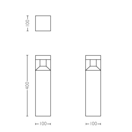 Philips - LED vonkajšia lampa LED/8W/230V IP44