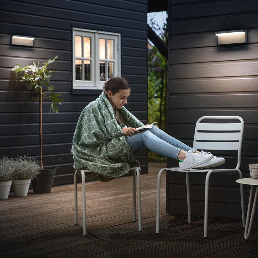 Philips 16483/93/P0 - LED Vonkajšie nástenné svietidlo MYGARDEN BUSTAN 2xLED/4,5W