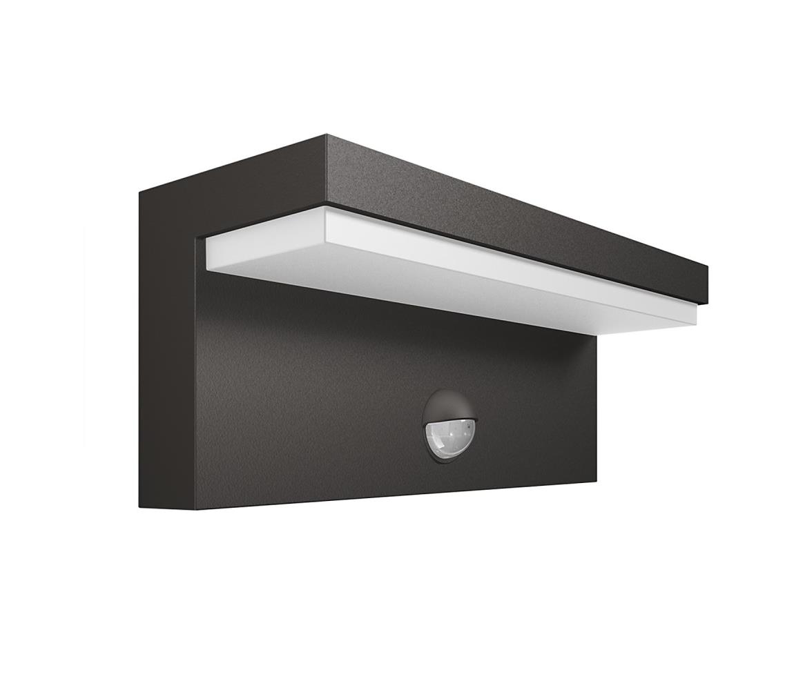 Philips Philips 16484/93/P3 - LED Vonkajšie svietidlo so senzorom BUSTAN 2xLED/4,5W IP44 