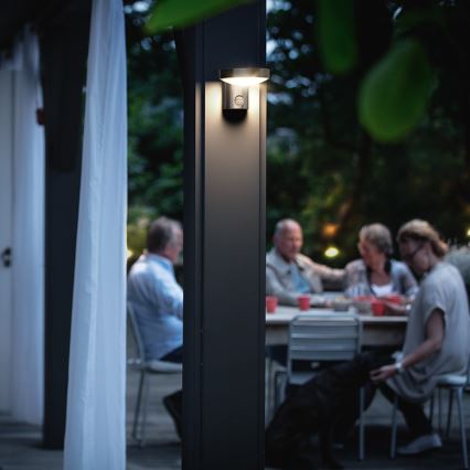 Philips 16491/47/P0 - LED Vonkajšie nástenné svietidlo so senzorom MYGARDEN COCKATOO 1xLED/8W/230V IP44