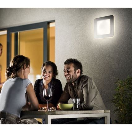 Philips Massive 16902/47/16 - Nástěnné svítidlo ECOMOODS s čidlem 1x2GX13/22W