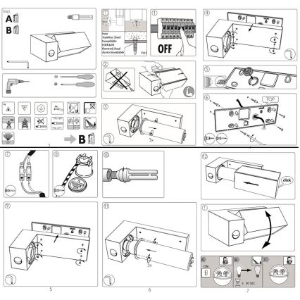 Philips - onkajšie svietidlo s čidlom 1xE27/23W/230V IP44