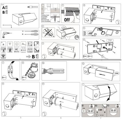 Philips - Vonkajšie svietidlo so senzorom 1xE27/23W/230V IP44