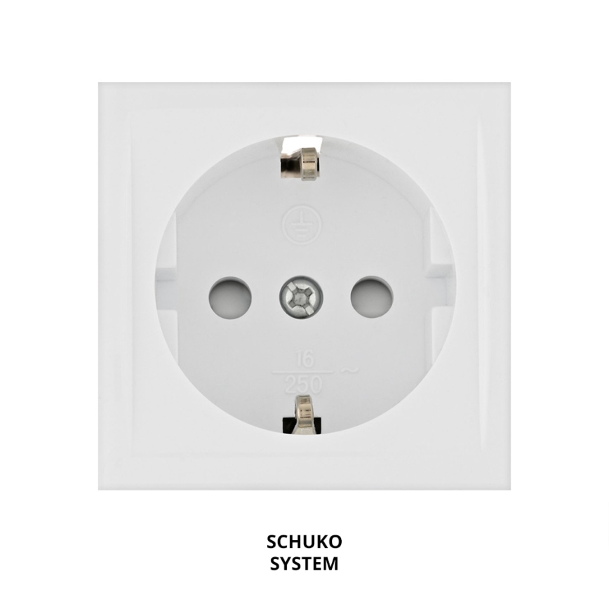 Philips 17108/47/16 - Vonkajší zásuvkový stĺpik MYGARDEN ROCK 230V IP44 SCHUKO