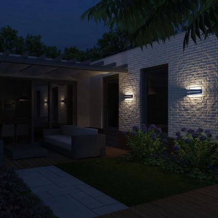 Philips 17201/47/16 - Vonkajšie nástenné svietidlo MYGARDEN BREEZE 1xE27/23W/230V