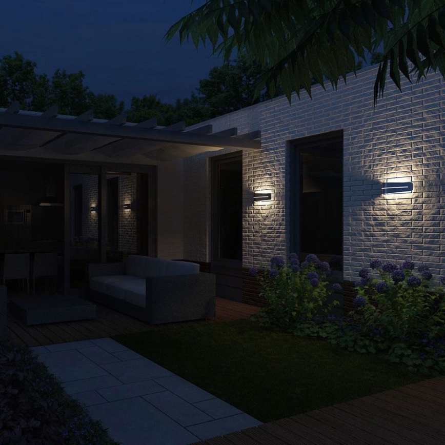 Philips 17201/47/16 - Vonkajšie nástenné svietidlo MYGARDEN BREEZE 1xE27/23W/230V