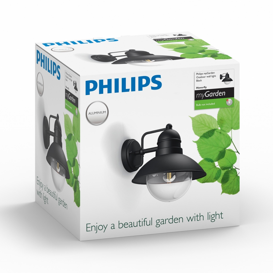Philips 17237/30/PN - Vonkajšie svietidlo MYGARDEN HOVERFLY 1xE27/60W/230V