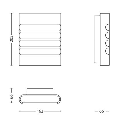 Philips - LED Vonkajšie svietidlo LED/3W IP44