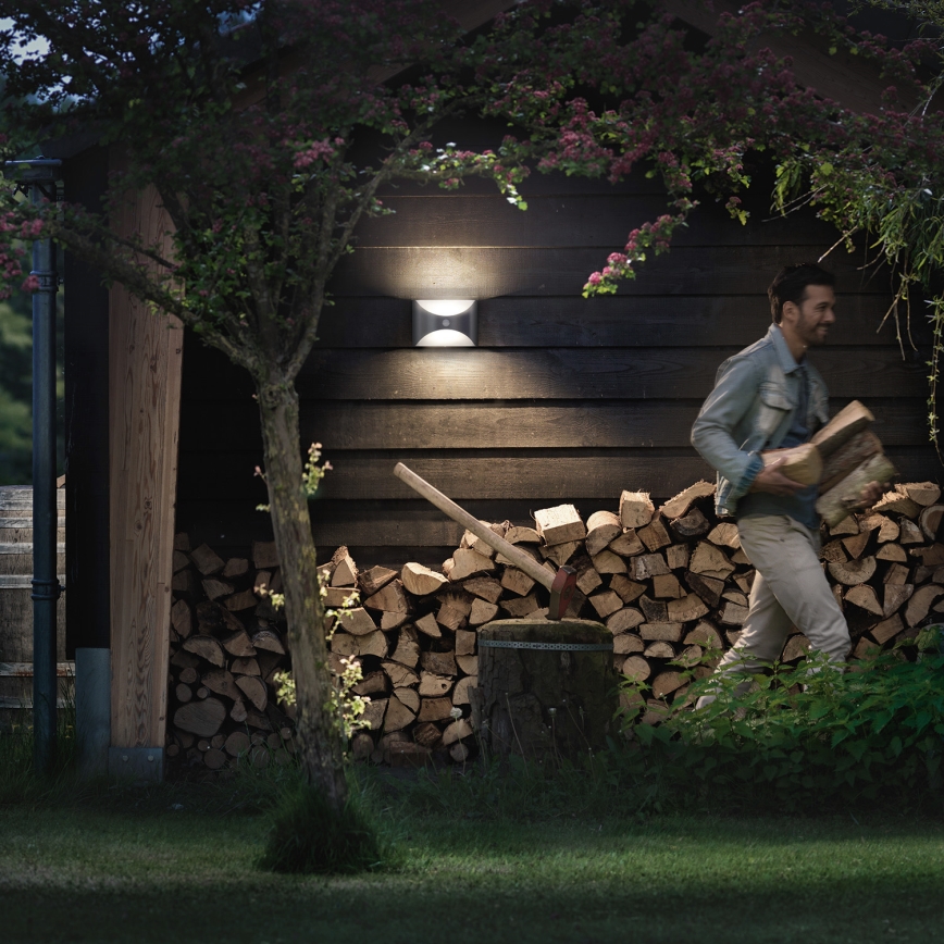 Philips 17299/47/P3 - Vonkajšie senzorové svietidlo MYGARDEN HERB 1xLED/6W/230V