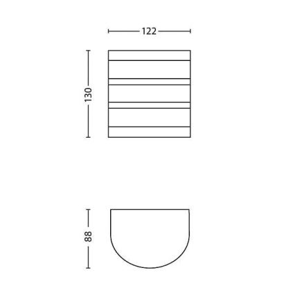 Philips - LED vonkajšie osvetlenie 1xLED/3W/230V IP44