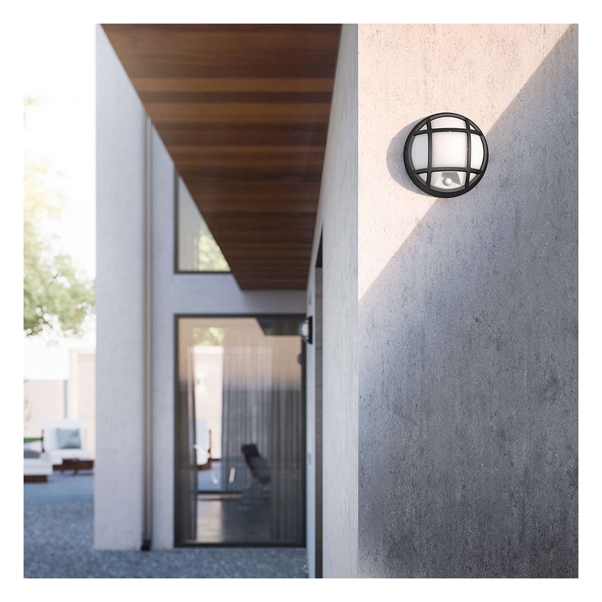Philips 17319/30/16 - LED vonkajšie nástenné svietidlo s čidlom EAGLE 1xLED/3W/230V