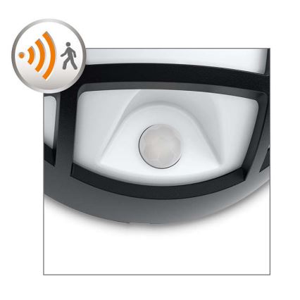 Philips 17319/30/16 - LED vonkajšie nástenné svietidlo s čidlom EAGLE 1xLED/3W/230V