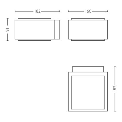 Philips - Vonkajšie nástenné svietidlo E27/42W/230V IP44