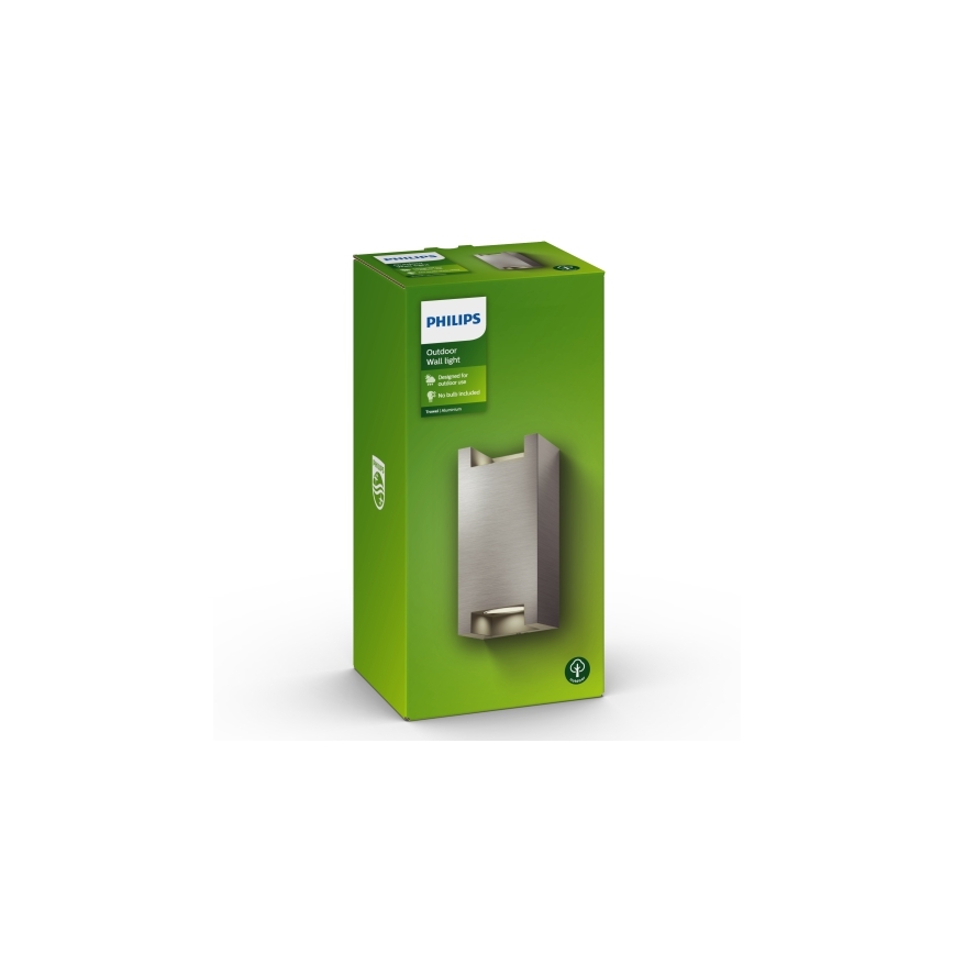 Philips - Vonkajšie nástenné svietidlo 2xGU10/5W/230V IP44