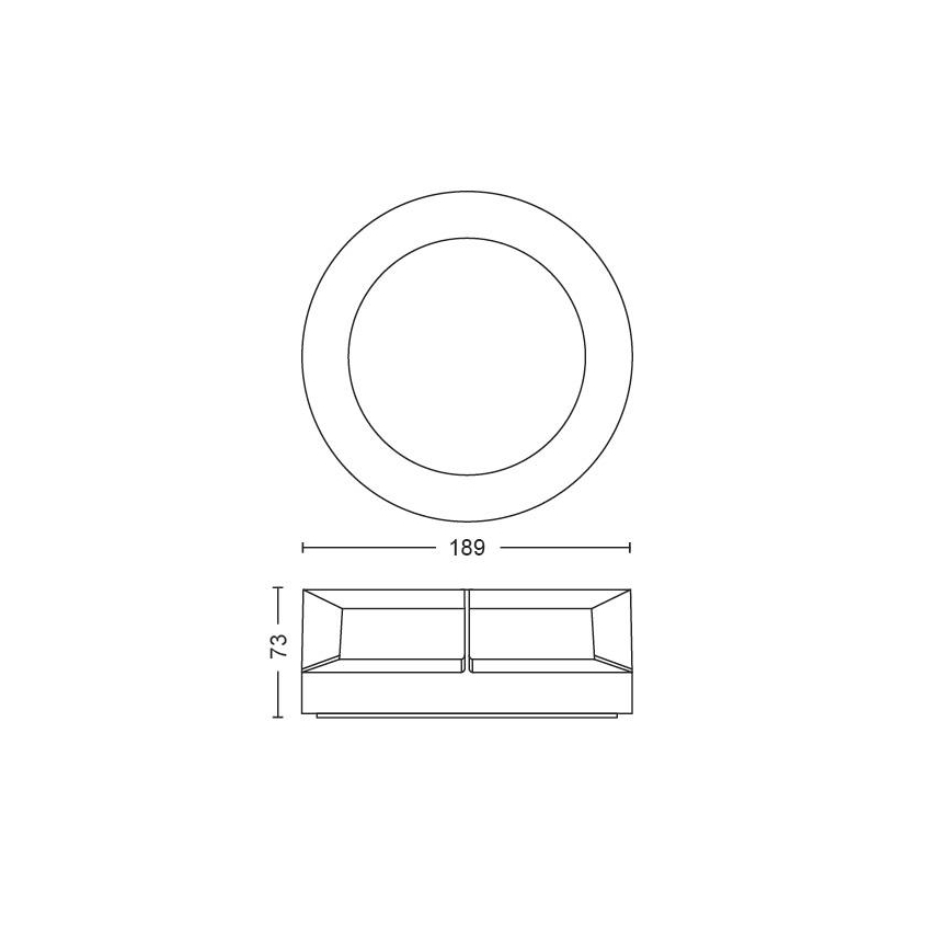 Philips - LED Vonkajšie svietidlo LED/12W/230V IP44