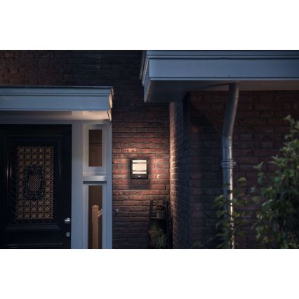 Philips 17395/93/P0 - LED Vonkajšie nástenné svietidlo MYGARDEN PETRONIA LED/12W