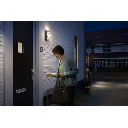 Philips 17395/93/P0 - LED Vonkajšie nástenné svietidlo MYGARDEN PETRONIA LED/12W