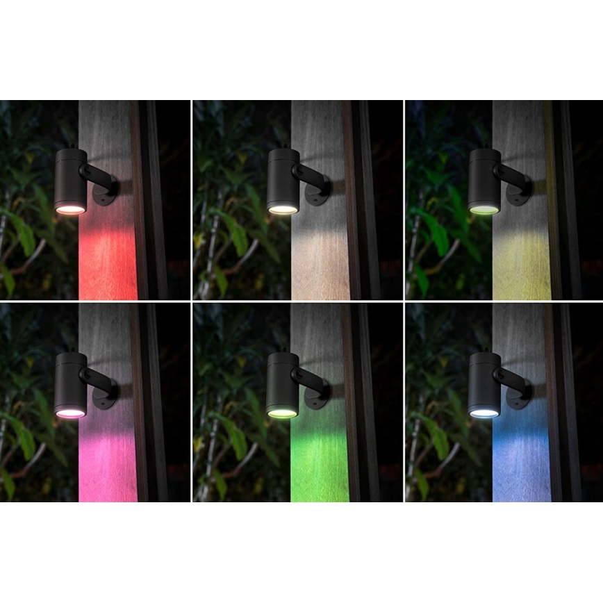 Philips - SADA 3x LED Bodové svietidlo Hue LILY 3xLED/8W/230V IP65