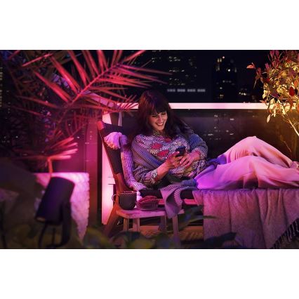 Philips 17414/30/P7 - SADA 3x LED RGB Stmievateľné vonkajšie bodové svietidlo HUE LILY 3xLED-RGB/8W/230V IP65