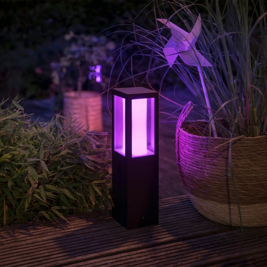 Philips 17431/30/P7 - LED RGB Vonkajšia lampa HUE IMPRESS LED/8W/230V IP44