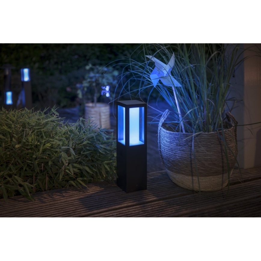 Philips 17431/30/P7 - LED RGB Vonkajšia lampa HUE IMPRESS LED/8W/230V IP44