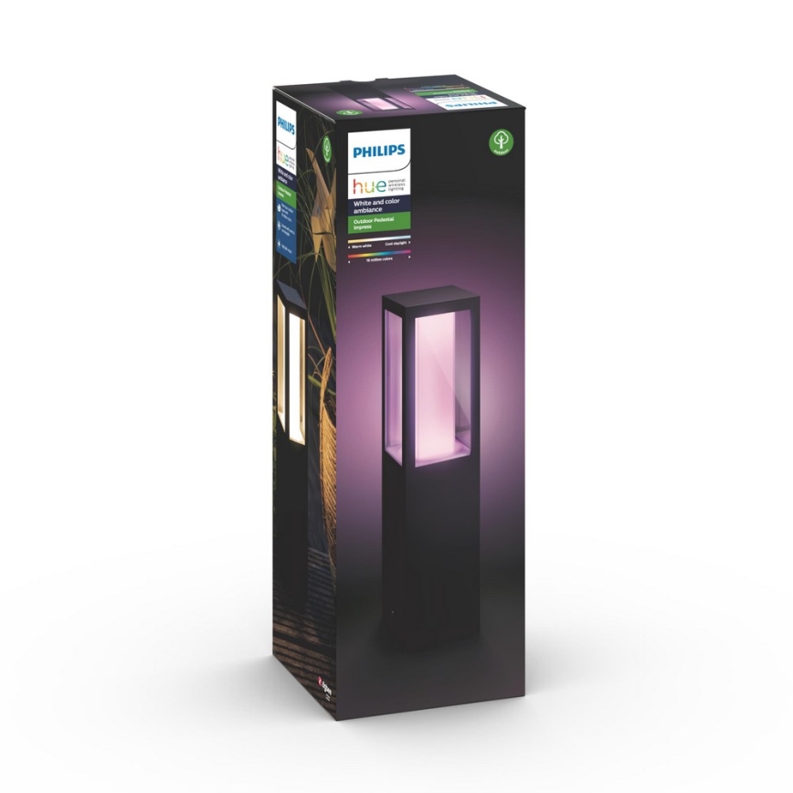 Philips 17431/30/P7 - LED RGB Vonkajšia lampa HUE IMPRESS LED/8W/230V IP44