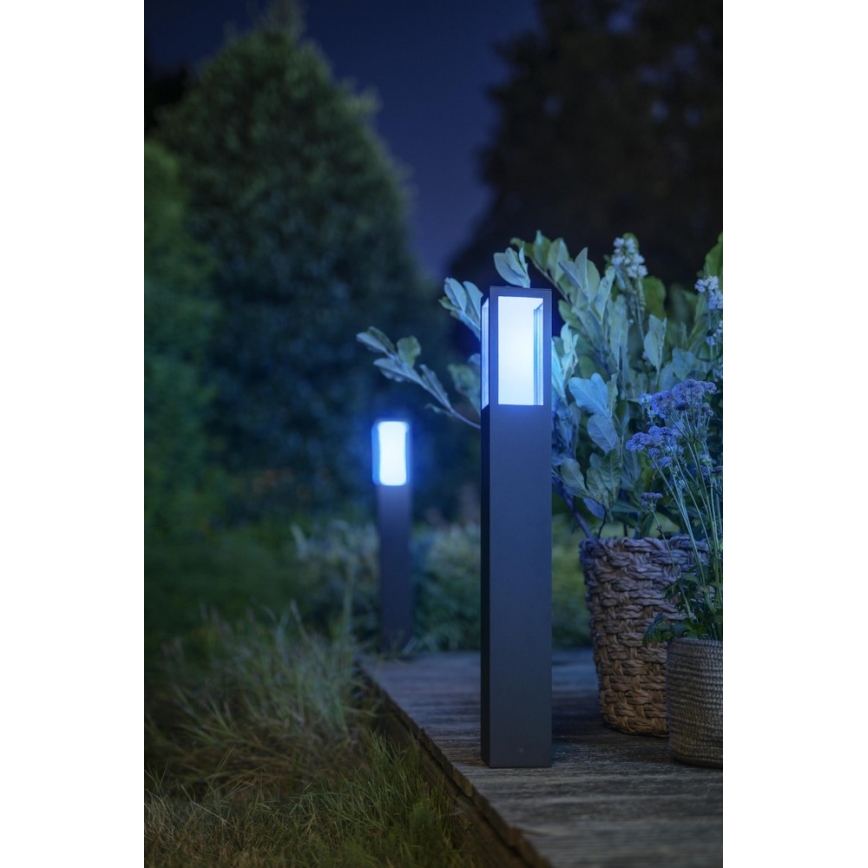 Philips 17432/30/P7 - LED RGB Vonkajšia lampa HUE IMPRESS LED/8W/230V IP44