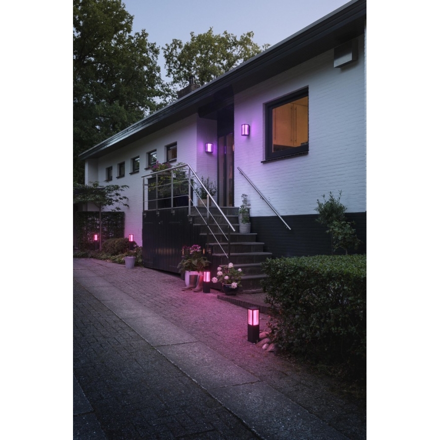 Philips 17432/30/P7 - LED RGB Vonkajšia lampa HUE IMPRESS LED/8W/230V IP44