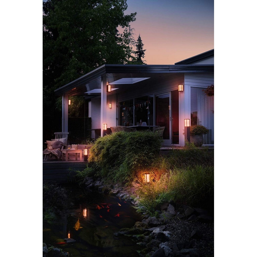 Philips 17432/30/P7 - LED RGB Vonkajšia lampa HUE IMPRESS LED/8W/230V IP44