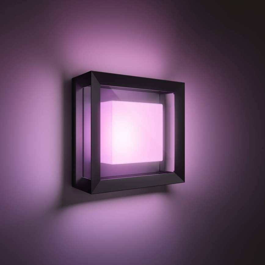 Philips 17438/30/P7 - LED RGB Vonkajšie nástenné svietidlo HUE ECONIC LED/15W/230V IP44