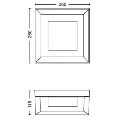 Philips - LED RGBW Stmievateľné vonkajšie nástenné svietidlo Hue ECONIC LED/15W/230V 2000-6500K IP44