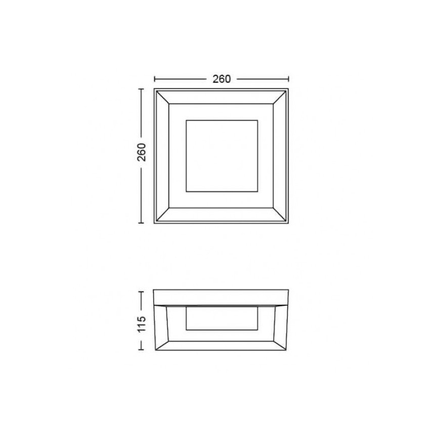 Philips - LED RGBW Stmievateľné vonkajšie nástenné svietidlo Hue ECONIC LED/15W/230V 2000-6500K IP44