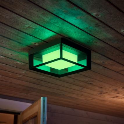 Philips 17438/30/P7 - LED RGB Vonkajšie nástenné svietidlo HUE ECONIC LED/15W/230V IP44