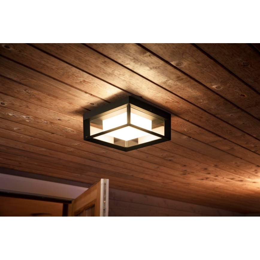 Philips 17438/30/P7 - LED RGB Vonkajšie nástenné svietidlo HUE ECONIC LED/15W/230V IP44