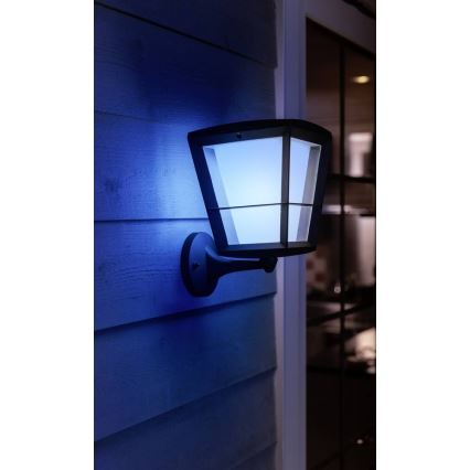 Philips 17439/30/P7 - LED RGB Vonkajšie nástenné svietidlo HUE ECONIC LED/15W/230V IP44