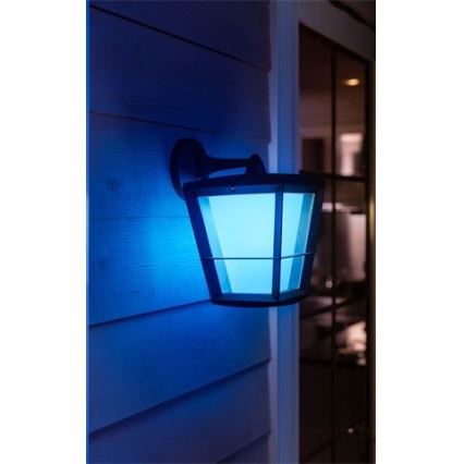 Philips 17440/30/P7 - LED RGB Vonkajšie nástenné svietidlo HUE ECONIC LED/15W/230V IP44
