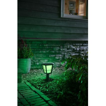 Philips 17441/30/P7 - LED RGB Vokajšia lampa HUE ECONIC LED/15W/230V IP44