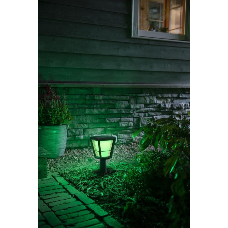 Philips 17441/30/P7 - LED RGB Vokajšia lampa HUE ECONIC LED/15W/230V IP44