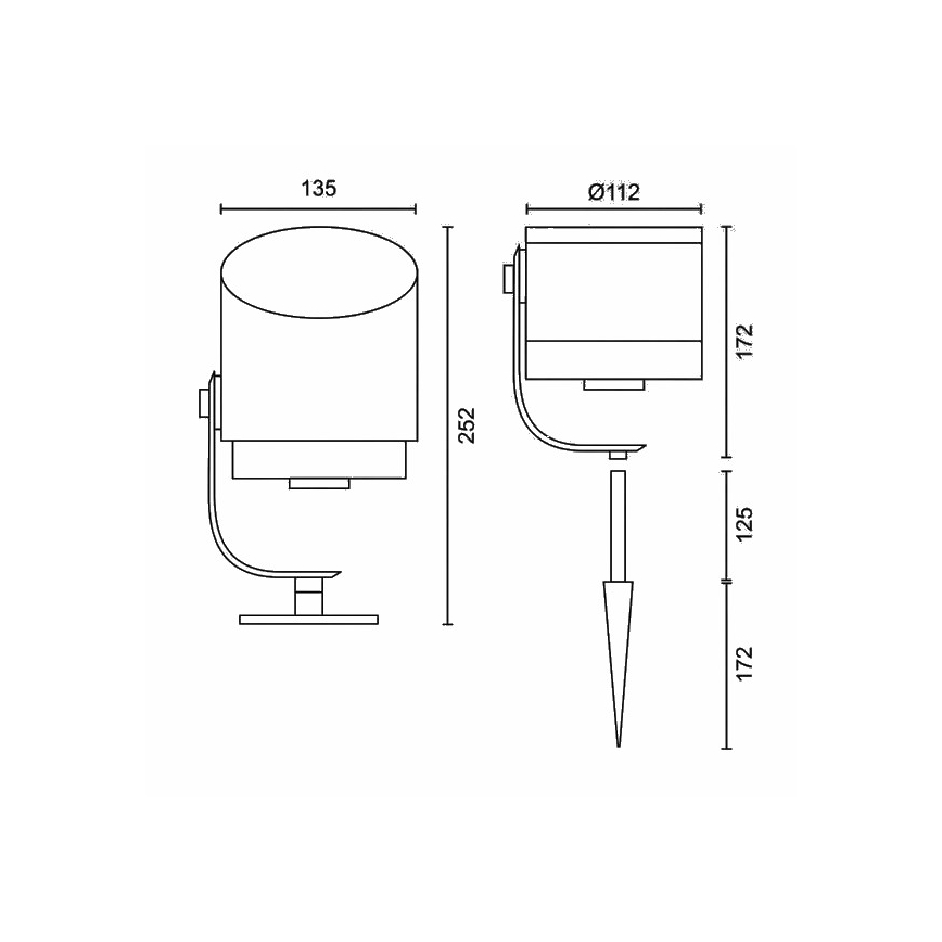 Philips - LED RGB Stmievateľná vonkajšia lampa Hue LILY LED/15W/230V IP65
