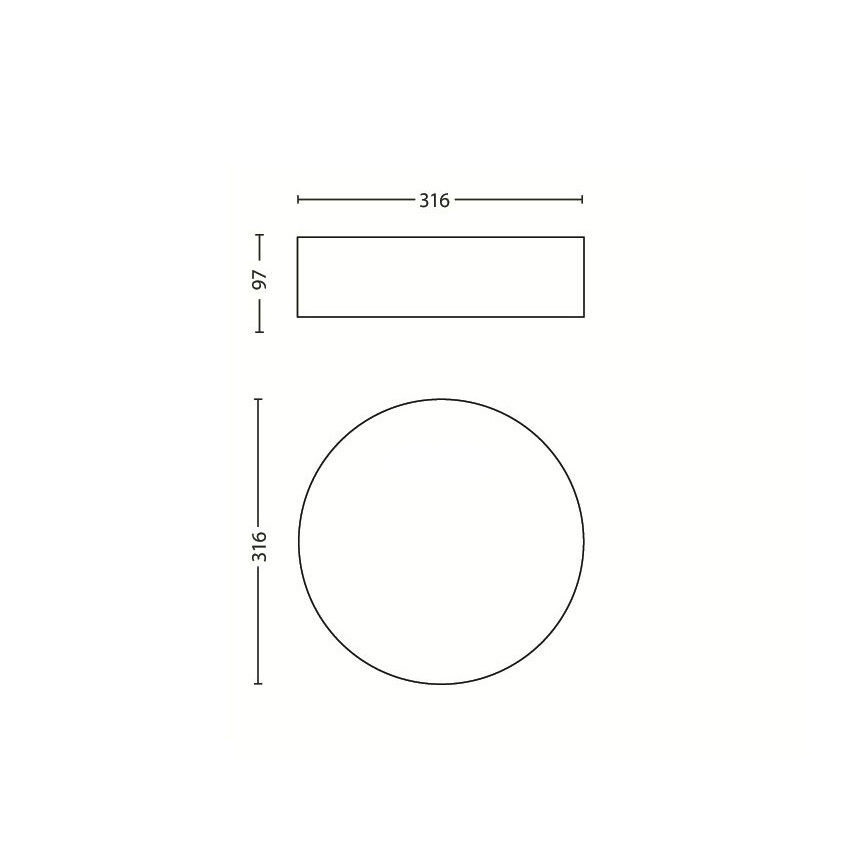 Philips 30175/87/16 - Stropné svietidlo MYLIVING VELOUR 2xE27/23W/230V