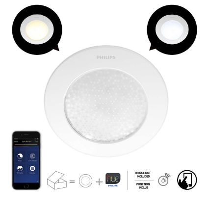 Philips 31155/31/PH - Stmievateľné podhľadové svietidlo HUE PHOENIX 1xLED/5W/230V