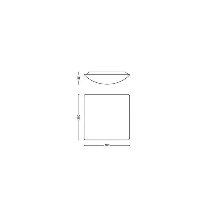 Philips 31240/67/16 - LED stropné svietidlo MYLIVING MEZEN 1xLED/17W/230V