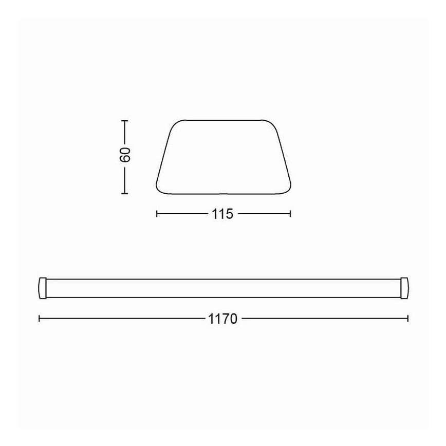 Philips - LED Podlinkové svietidlo LED/50W/230V 4000K