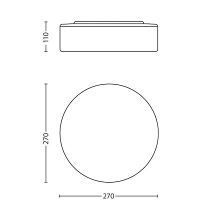 Philips 32081/31/16 - Kúpeľňové svietidlo MYBATHROOM POOL 1xE27/20W/230V